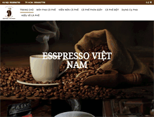 Tablet Screenshot of espressosaigon.com